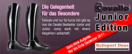 Cavallo Reitstifel Junior Edition mit Lackschaft