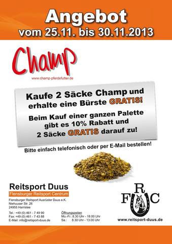 Champ Pferdefutter Sonderangebot